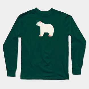 Painted polar bear 1 Long Sleeve T-Shirt